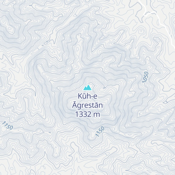 Map of Kūh-e Āgrestān