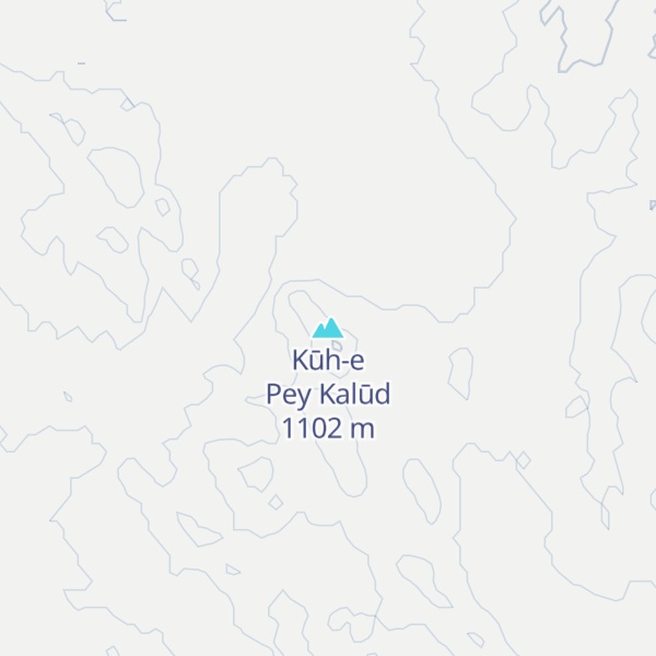 Map of Kūh-e Pey Kalūd