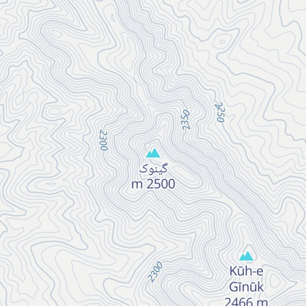 Map of گینوک