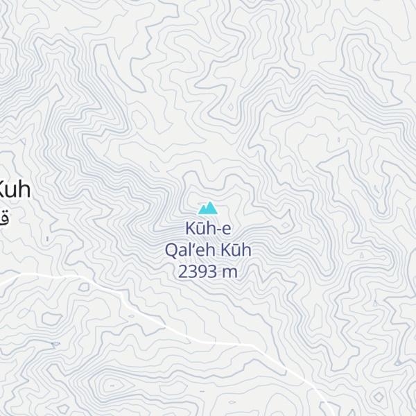 Map of Kūh-e Qal‘eh Kūh