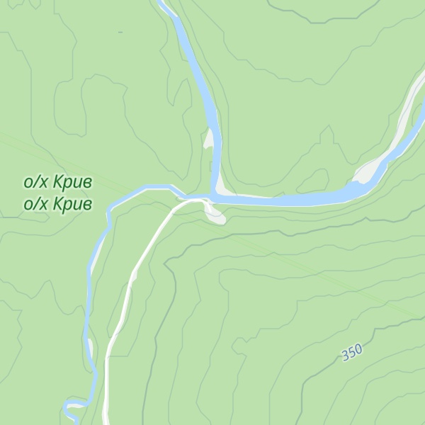 Map of Kordon Zapovednika