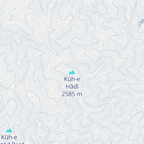 Map of Kūh-e Hādī
