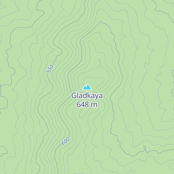 Map of Gladkaya