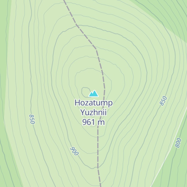 Map of Hozatump Yuzhnii
