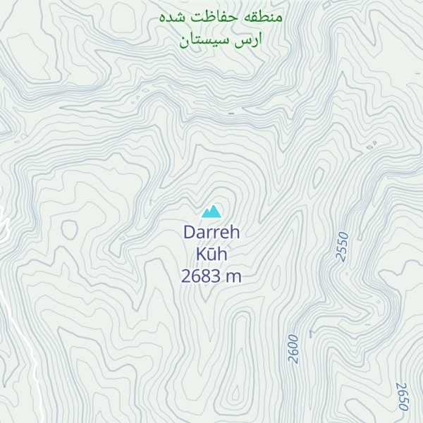 Map of Darreh Kūh
