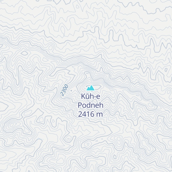 Map of Kūh-e Zeynābād