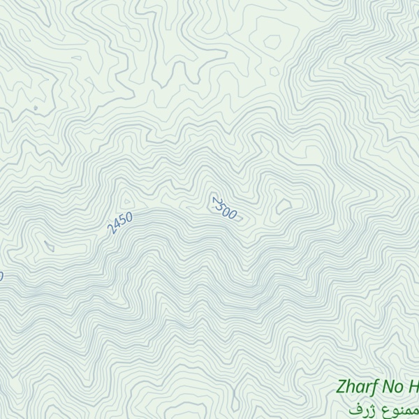 Map of Kūh-e Shāhrūd