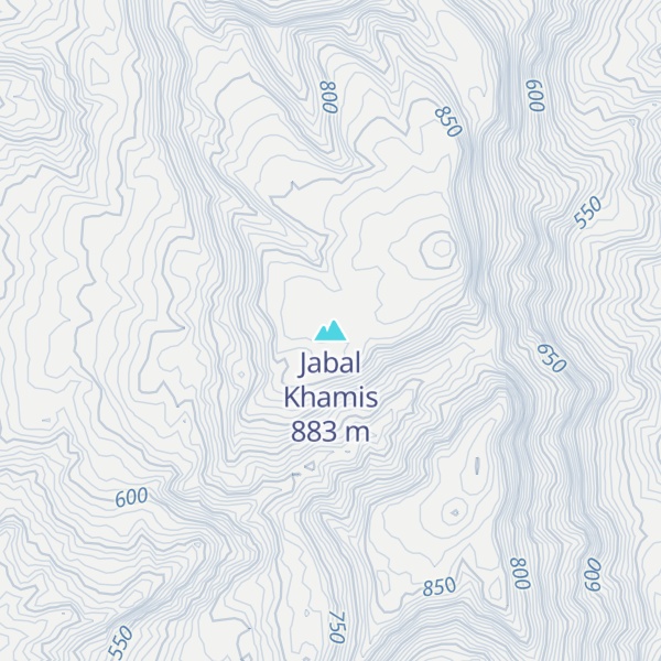 Map of Jabal Khamis