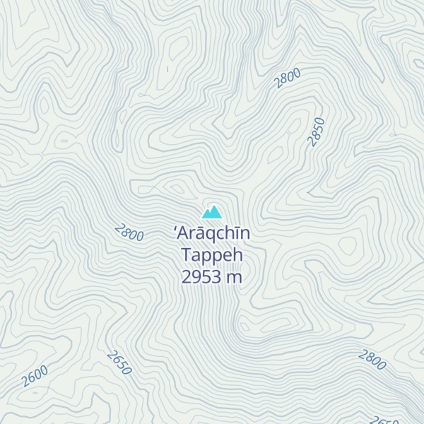 Map of ‘Arāqchīn Tappeh