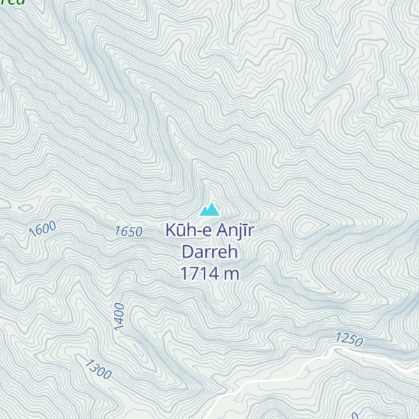 Map of Kūh-e Anjīr Darreh