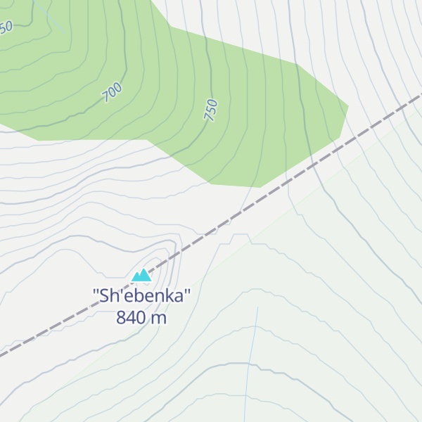 Map of Gornii Priyut "Sh'ebenka"