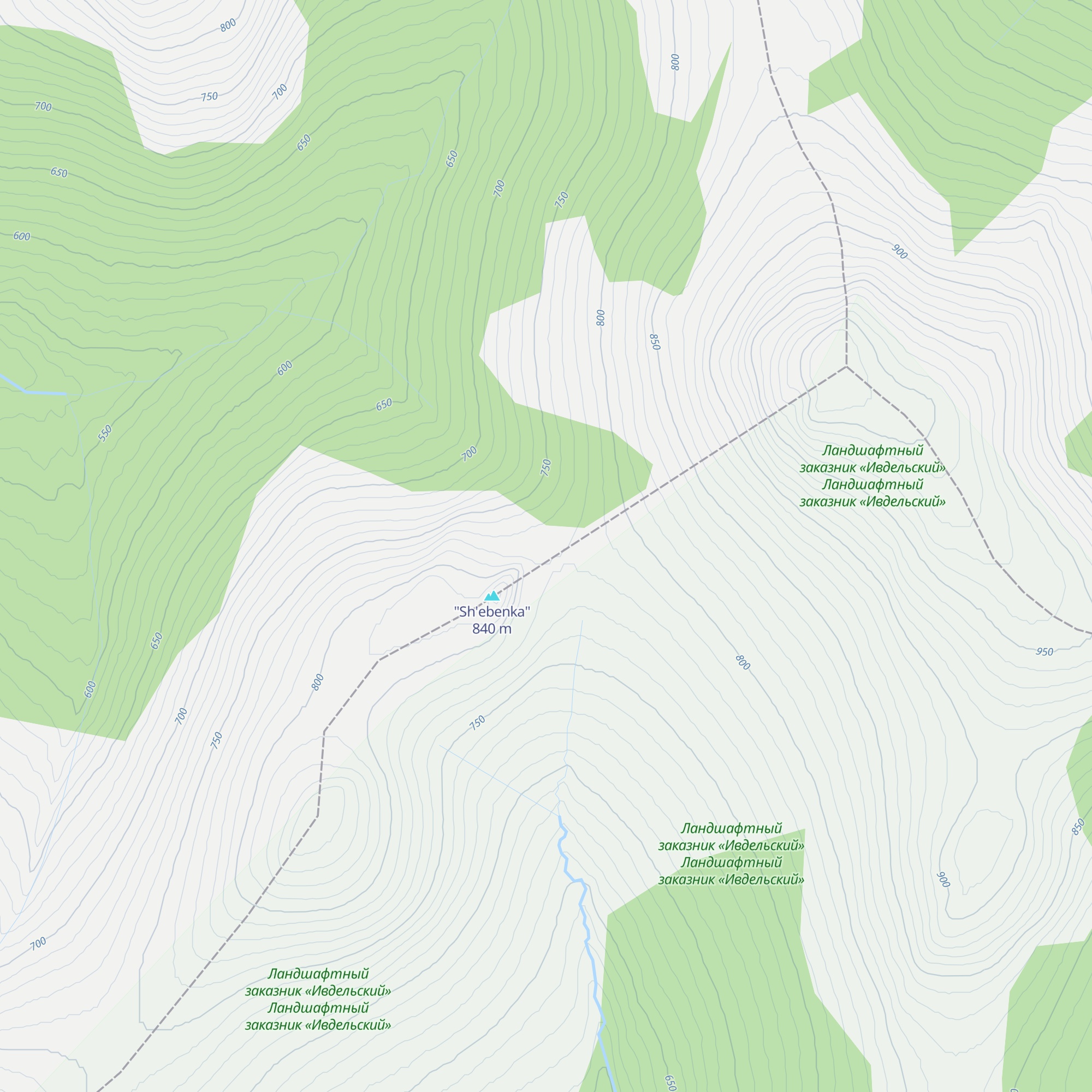 Gornii Priyut "Sh'ebenka" map