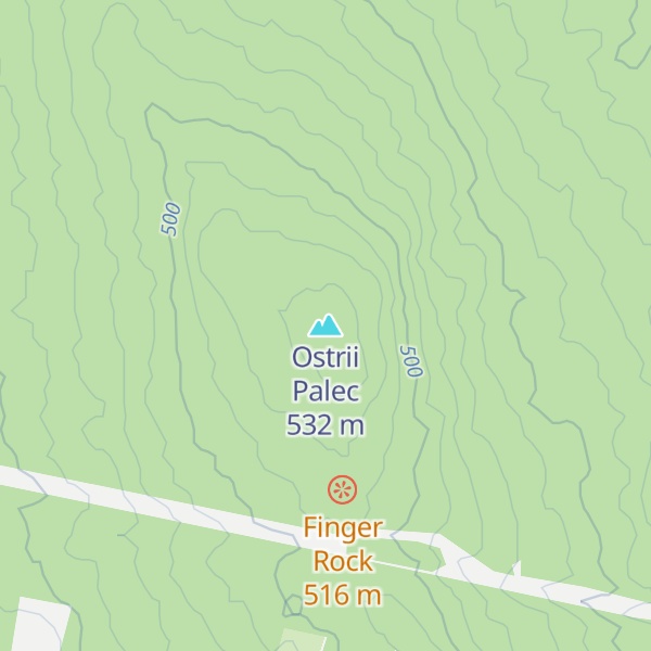 Map of Ostrii Palec