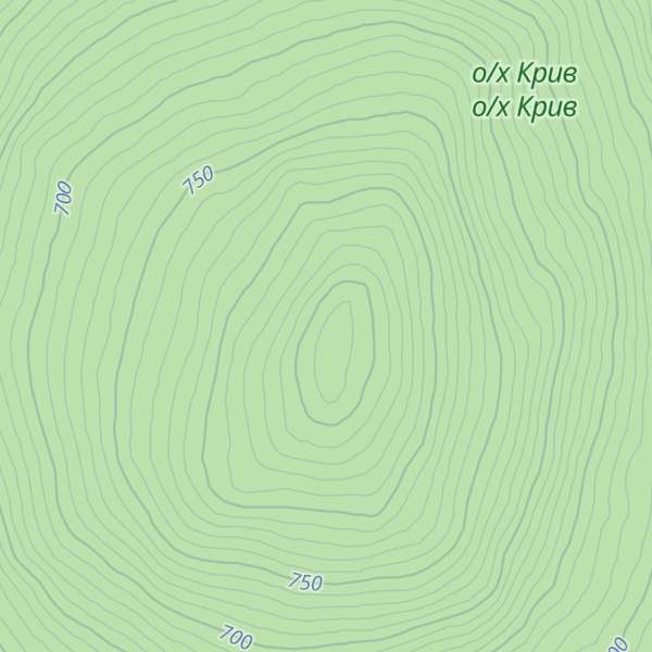 Map of Krivinskaya