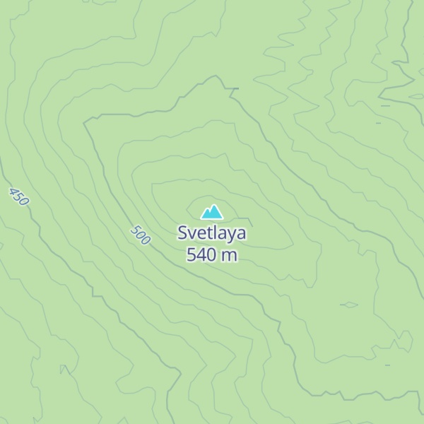 Map of Svetlaya