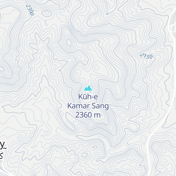 Map of Kūh-e Kamar Sang