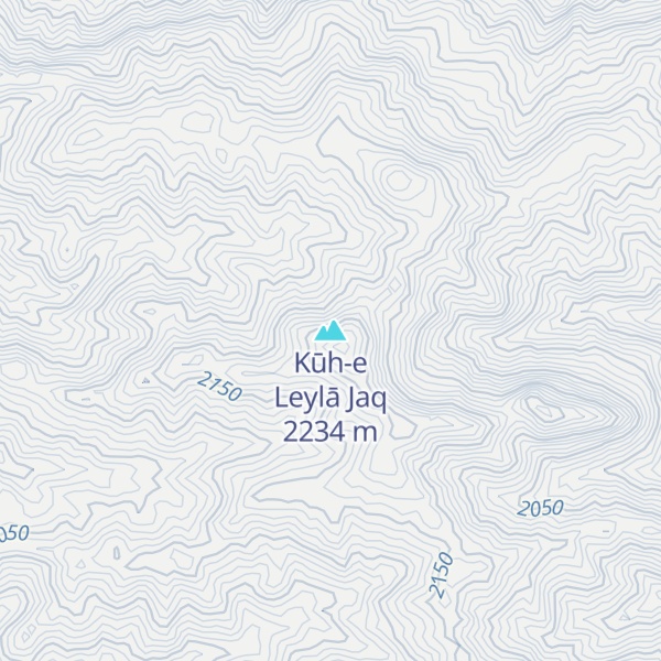 Map of Kūh-e Leylā Jaq