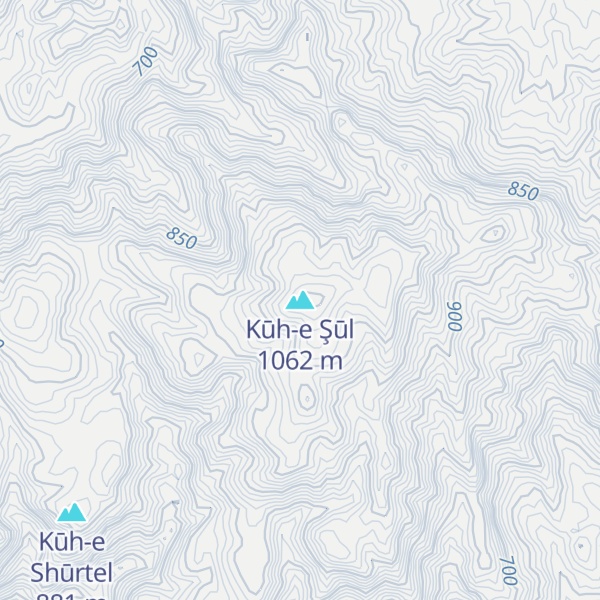 Map of Kūh-e Şūl