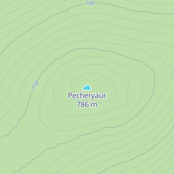 Map of Pecheryaur