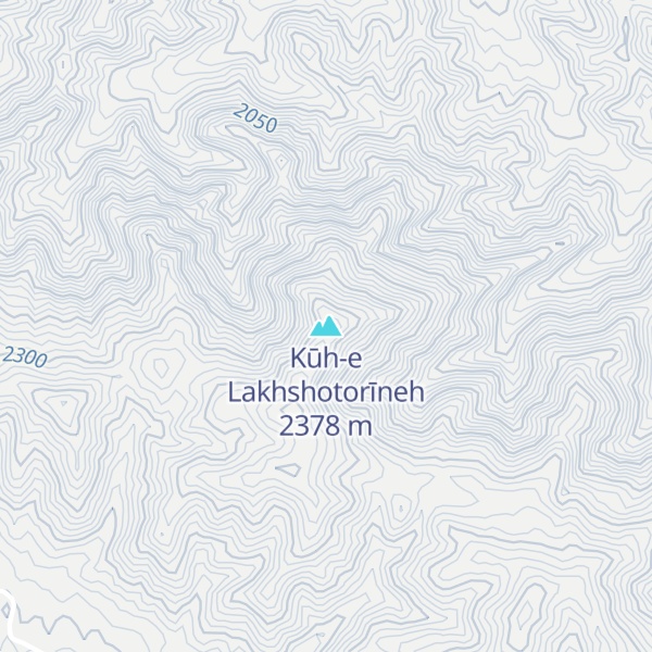 Map of Kūh-e Lakhshotorīneh