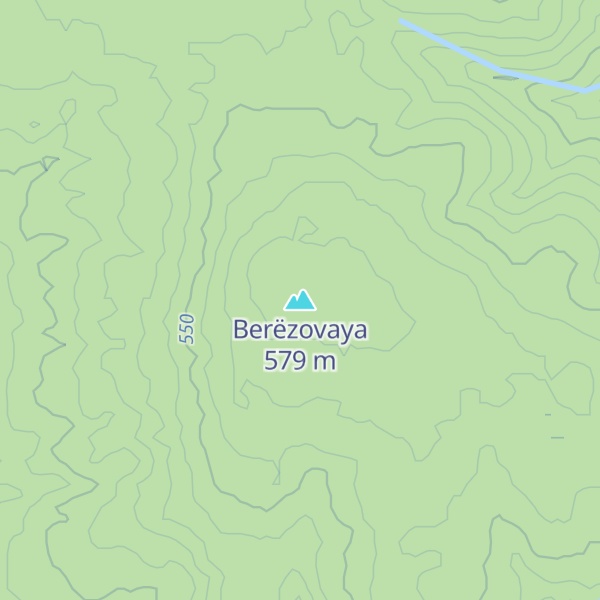 Map of Berëzovaya