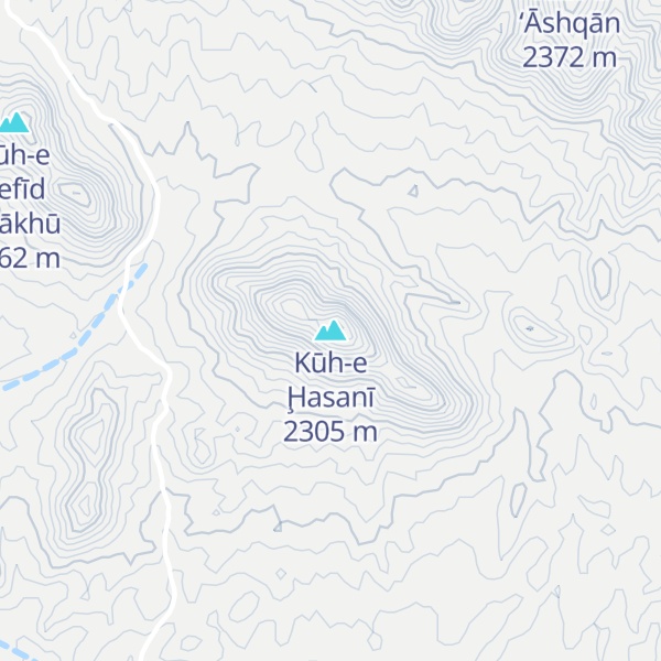 Map of Kūh-e Ḩasanī