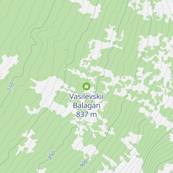Map of Vasilevskii Balagan