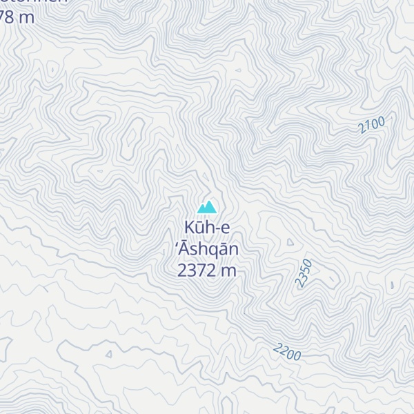 Map of Kūh-e ‘Āshqān