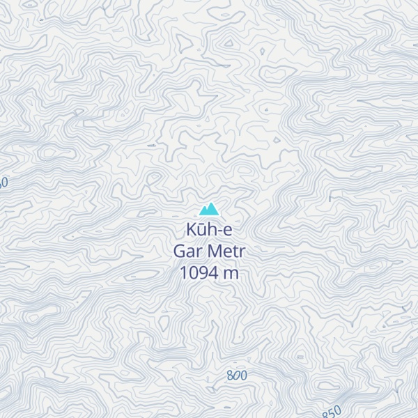 Map of Kūh-e Gar Metr