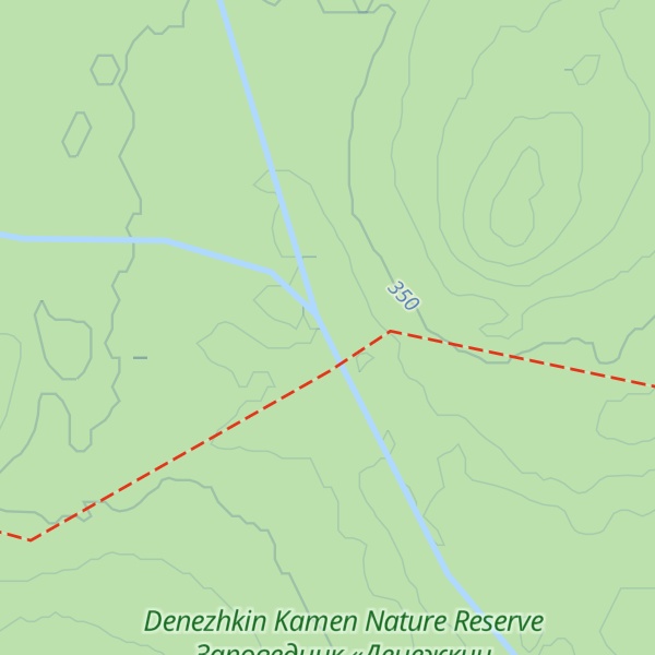 Map of Kordon Zapovednika