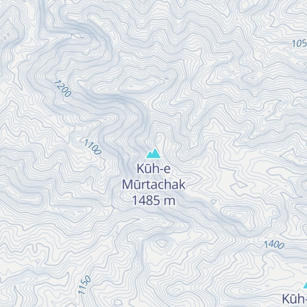 Map of Kūh-e Mūrtachak
