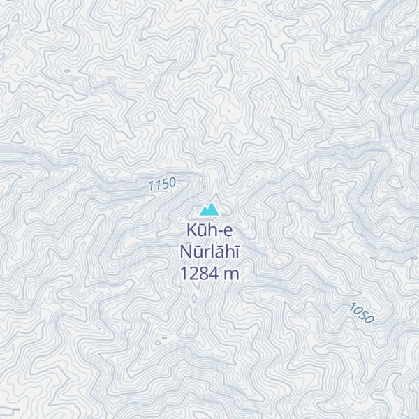 Map of Kūh-e Nūrlāhī