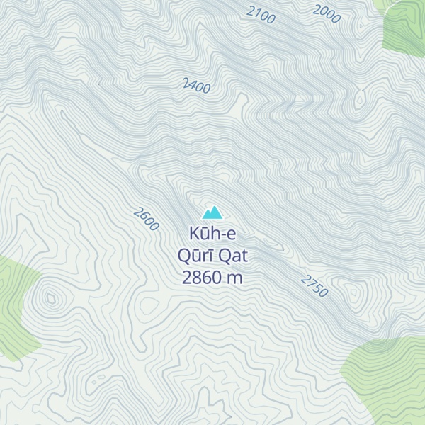 Map of Kūh-e Qūrī Qat