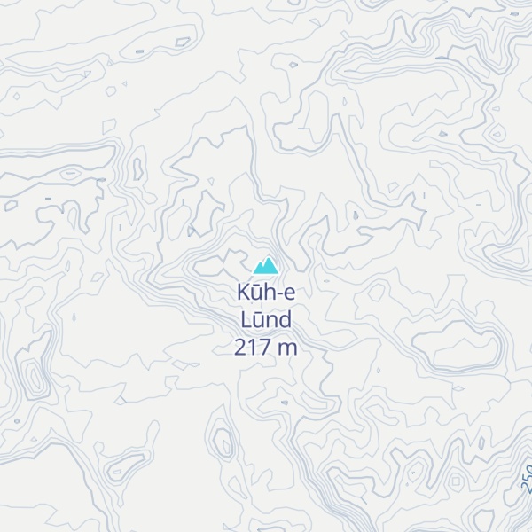 Map of Kūh-e Lūnd