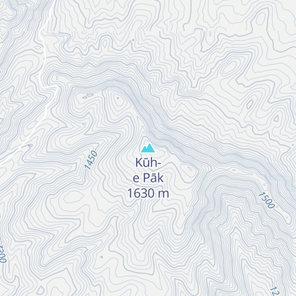 Map of Kūh-e Pāk