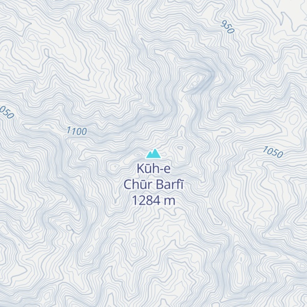 Map of Kūh-e Chūr Barfī