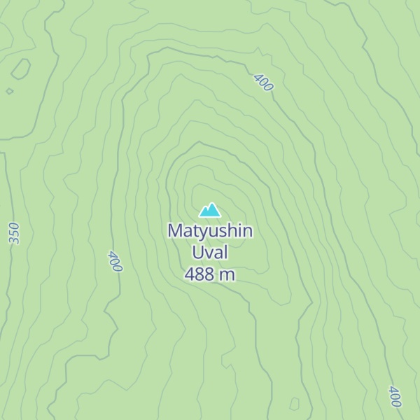 Map of Matyushin Uval