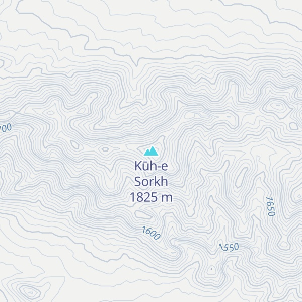 Map of Kūh-e Sorkh