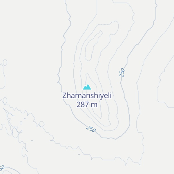 Map of Zhamanshiyeli