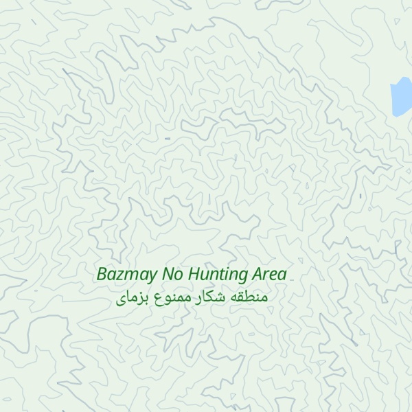 Map of Kūh-e Shekasteh Goleh Band