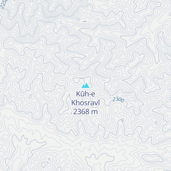 Map of Kūh-e Khosravī
