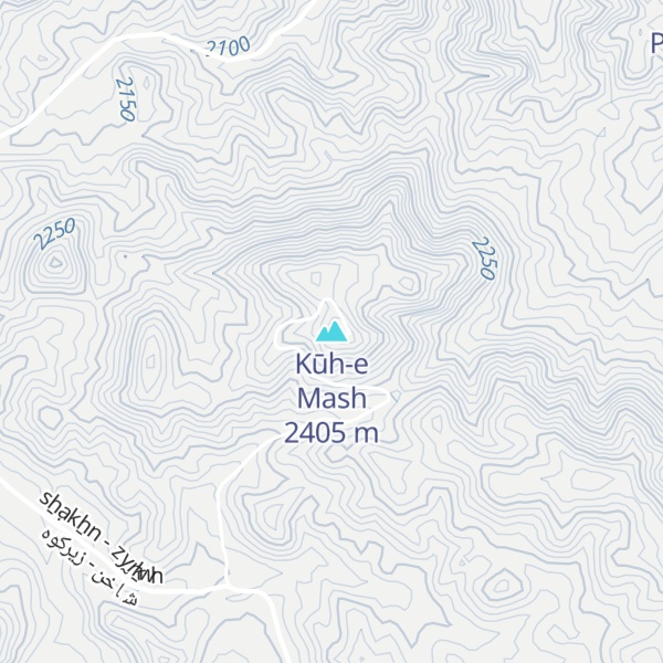 Map of Kūh-e Mash