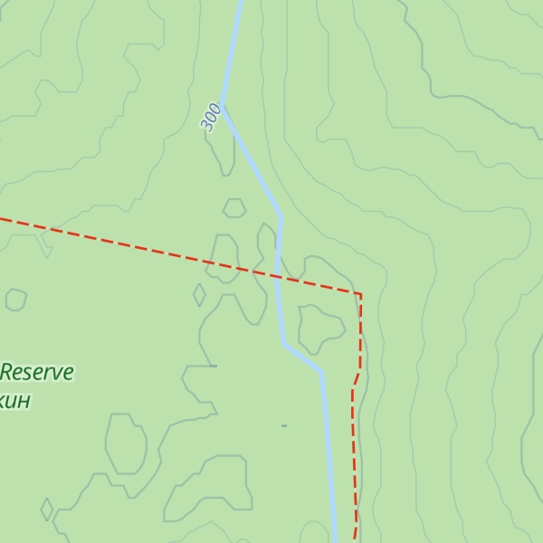 Map of Kordon Zapovednika