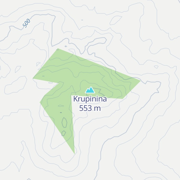 Map of Krupinina