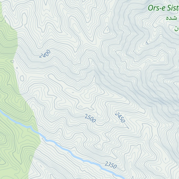 Map of Kūh-e Qaran Zow