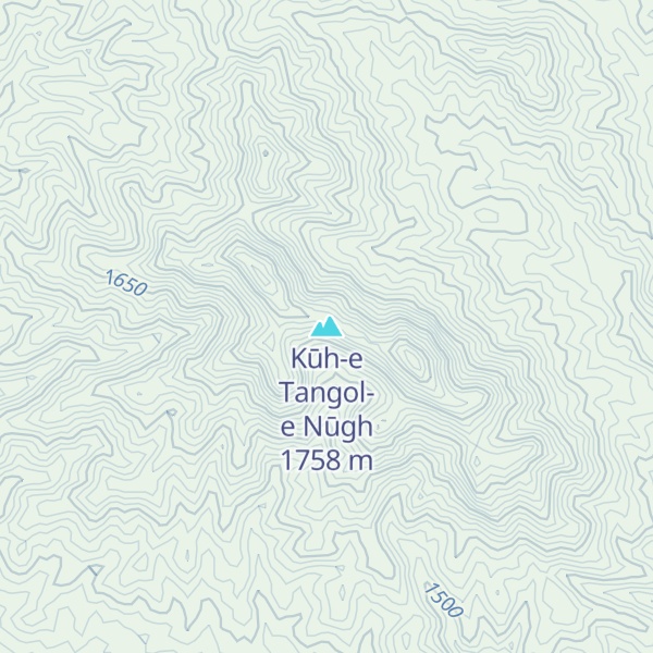 Map of Kūh-e Tangol-e Nūgh