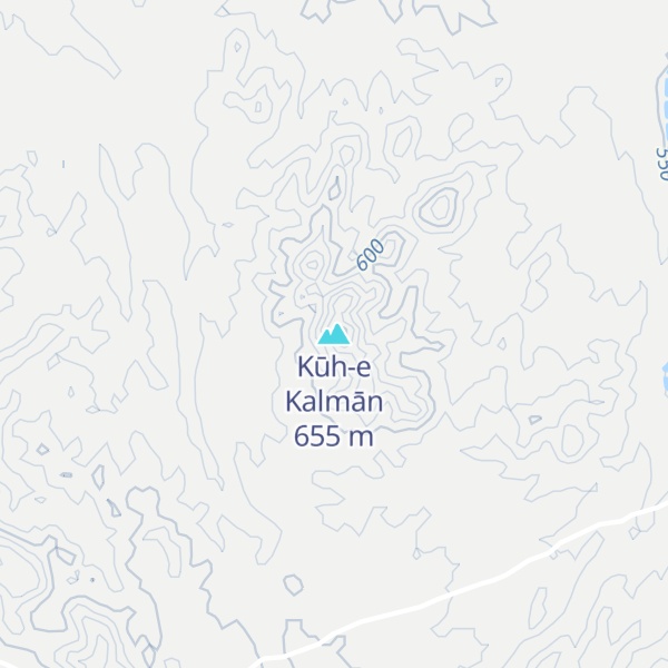 Map of Kūh-e Kalmān