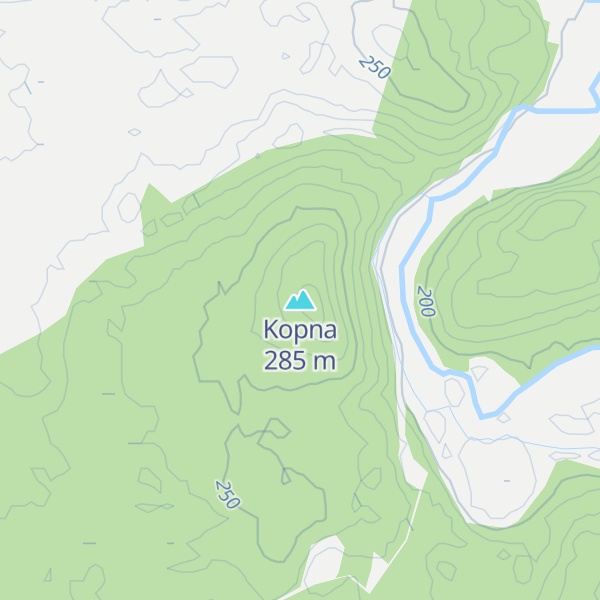 Map of Kopna