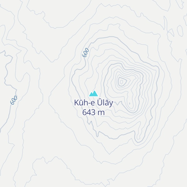 Map of Kūh-e Ūlāy