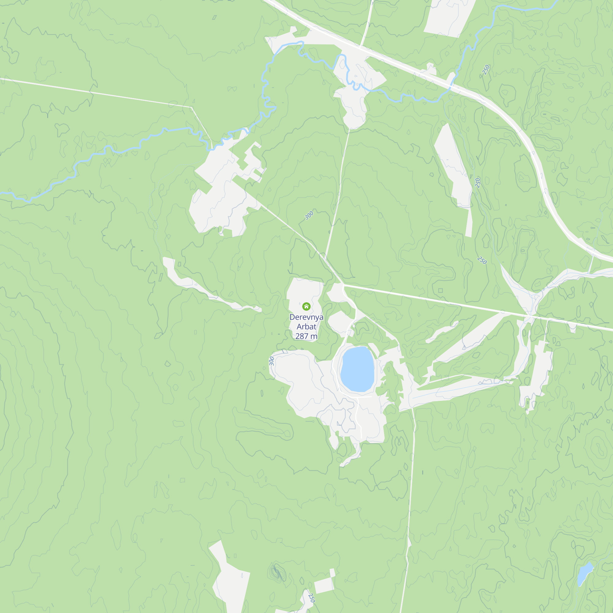 Derevnya Arbat map